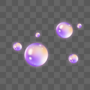 紫色水晶球光效图片