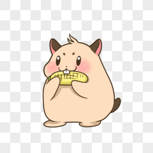 小仓鼠卡通图片