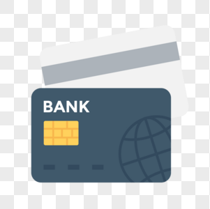 银行卡图标免抠矢量插画素材图片