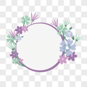 花卉标题框图片