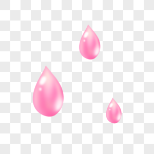 粉红色水滴图片