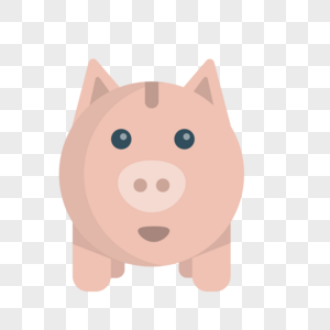 猪图标免抠矢量插画素材图片