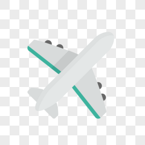 飞机图标免抠矢量插画素材图片