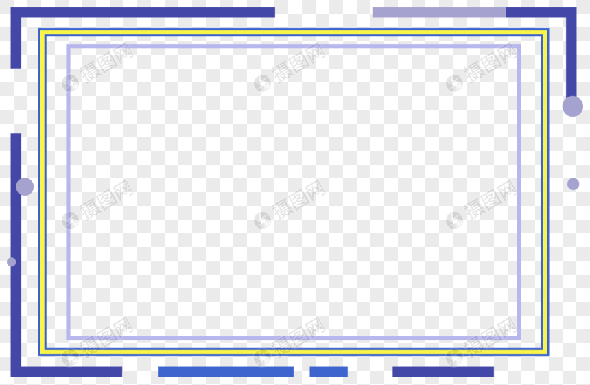 科技线条边框背景图片