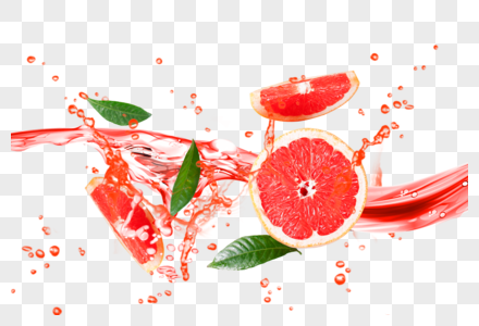 红柚喷溅图片