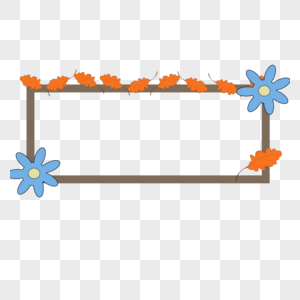边框 框架植物高清图片素材