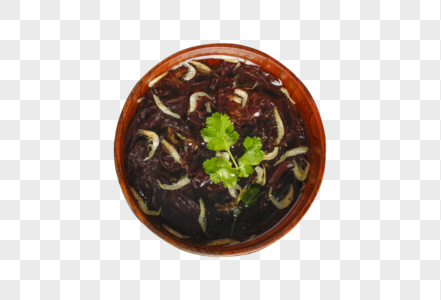 新鲜虾皮紫菜汤高清图片