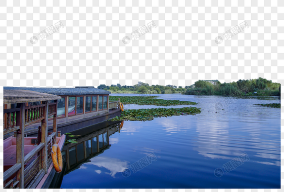 普者黑游船湿地公园图片