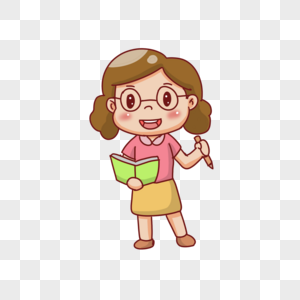 卡通女老师教师节女老师素材