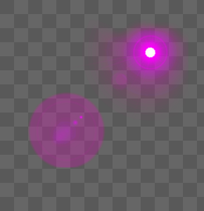 紫色光晕效果元素图片