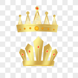 金色王冠图标高清图片