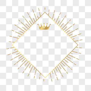 金色王冠背景花纹图片