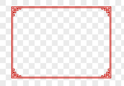 红色边框红色边框中国风高清图片