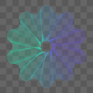 科技风线条渐变彩色花纹图片