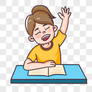 回答老师问题的女生高清图片摩萨人的大脑和多彩问号挑战回答作品紫色