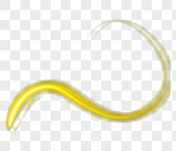 金色蛇状曲线光效图片