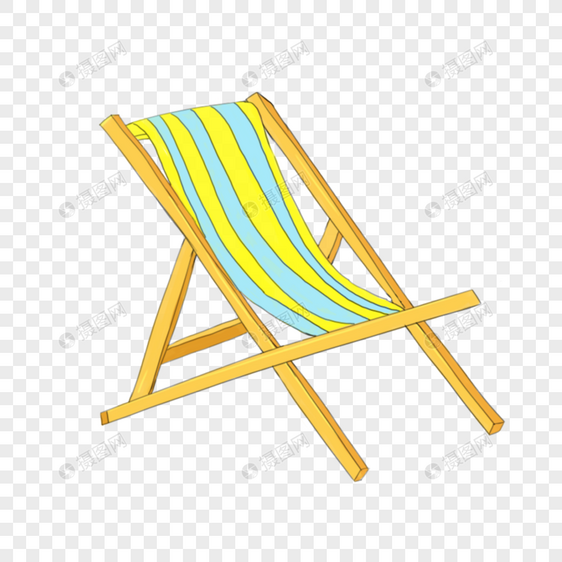 夏天创意沙滩吊椅图片