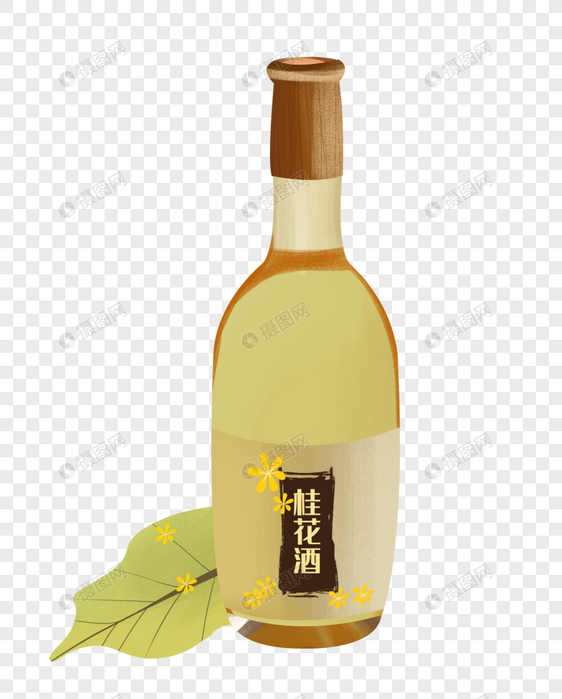 桂花酒饮品图片