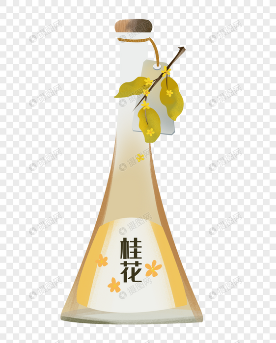 桂花酒酒瓶图片