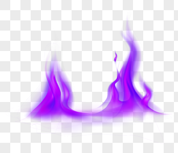 紫色渐变魔法火焰图片