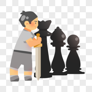 国际象棋国际象棋卡通高清图片