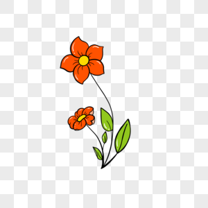 一朵小红花图片