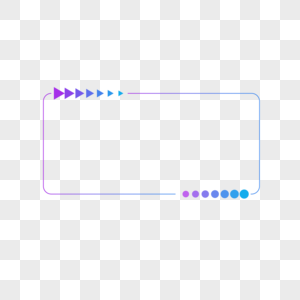 渐变蓝紫色发光现代几何商务边框图片