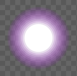 淡紫色梦幻光圈效果元素图片