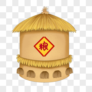 手绘谷仓图片