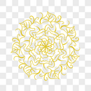 金色花纹装饰底纹图片