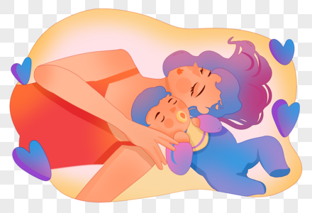 妈妈与宝宝图片素材