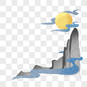 彩云追月背景视频图片