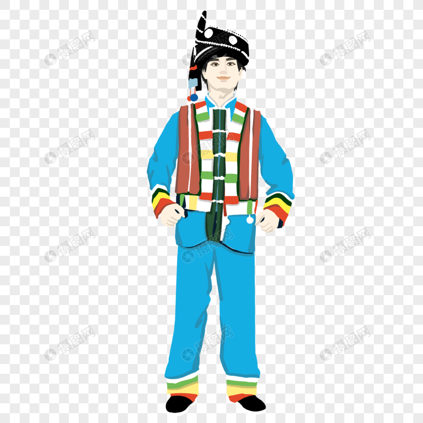 彝族男子