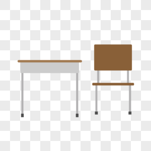 课桌椅子图片