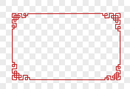中式边框h5边框素材高清图片