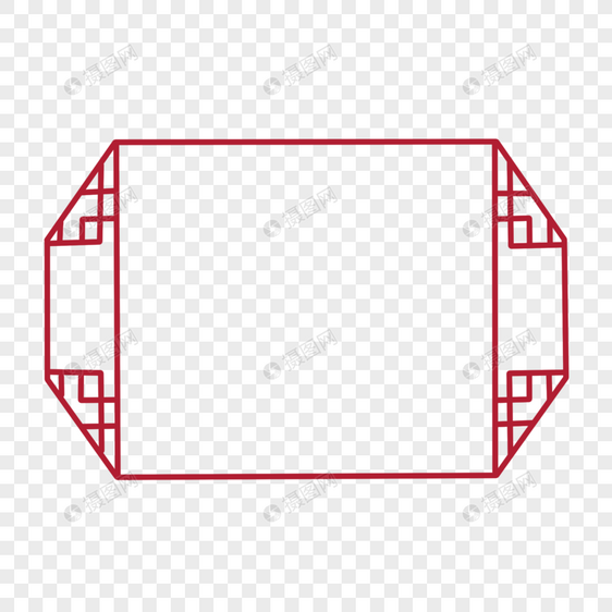 中式边框图片
