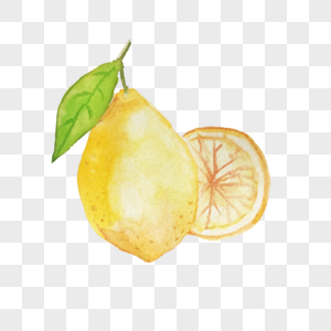 水彩柠檬图片