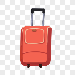 外出旅游行李箱元素图片