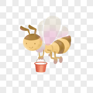 小蜜蜂卡通形象高清图片