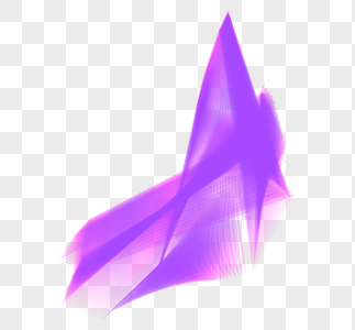紫色线条光束效果元素图片