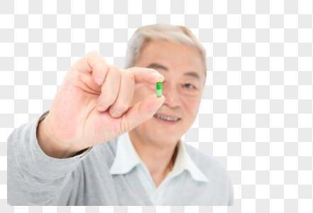 老人大把吃药元素