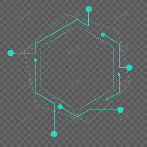 科技边框图片