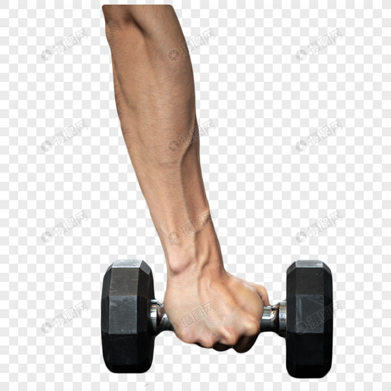 健身房男性哑铃锻炼图片