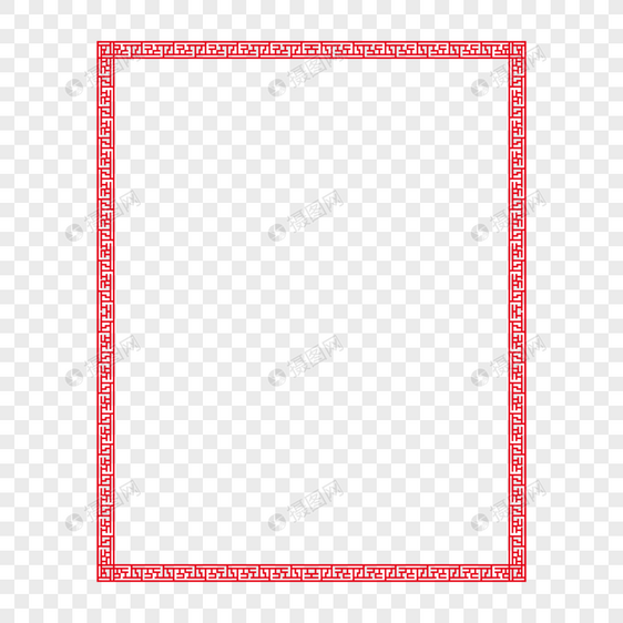 中式传统边框矢量图图片