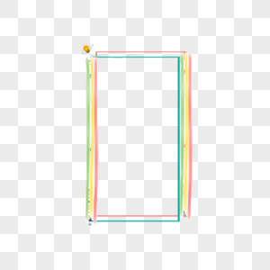 小清新简约边框图片
