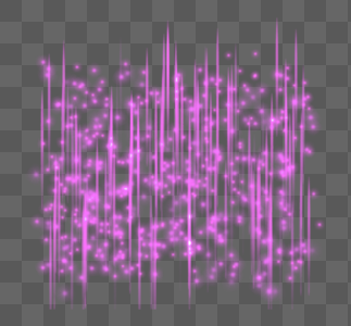 紫色速度光光点效果元素图片