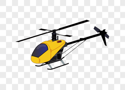 手绘卡通直升飞机矢量图素材高清图片
