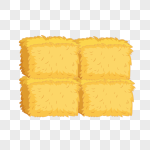 手绘草垛图片素材