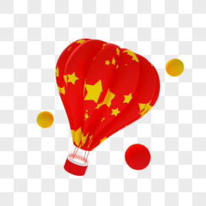 五角星热气球图片