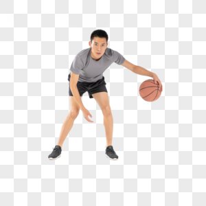 篮球运动员运球动作 免抠   素材  元素  人物  真人  人像图片